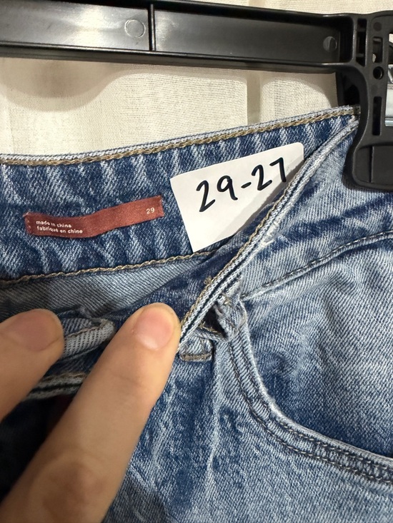 Pilcro Light Wash High-Rise Straight Jeans - Picture 2 of 6